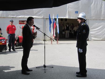 PGD Razkrižje, prevzem nove prenosne motorne brizgalne, junij 2014 27